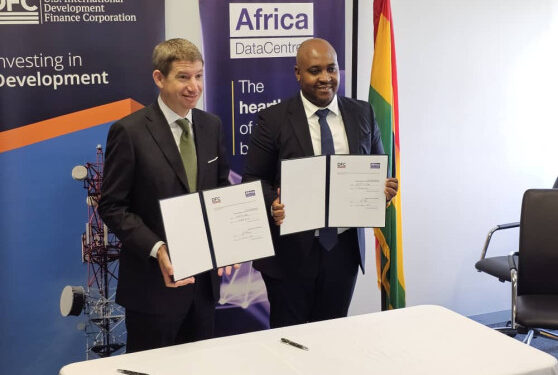 africa data centres the u s international development finance corporation dfc sign statement reaffirming ongoing partnership for ghana facility investment of 300 million