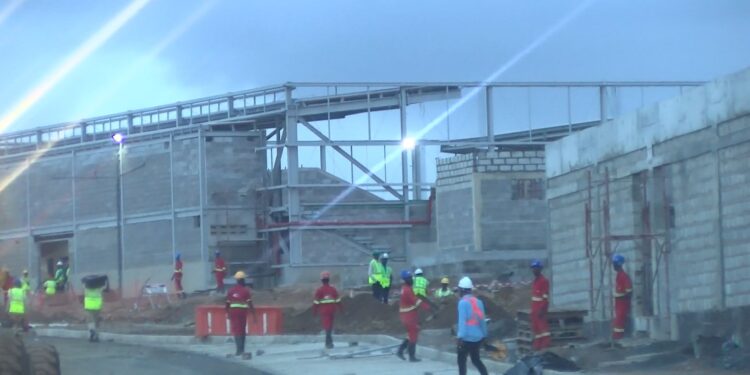 africa games 2023 borteyman sports complex 87 completed contractors