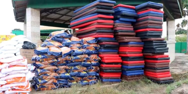 akosombo dam spillage genser energy donates to affected communities