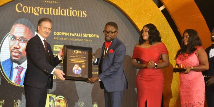 apex health insurances setsoafia tukpeyi wins best ceo in health insurance