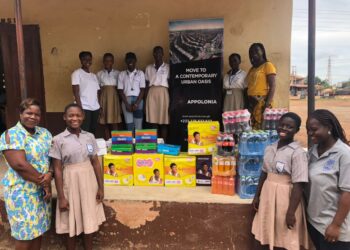 Appolonia City women staff inspire and support junior high school girls