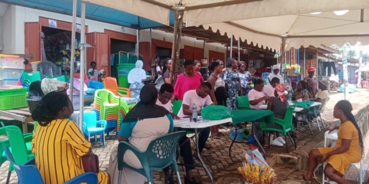 asa savings and loans holds free breast cancer screening at asante mampong