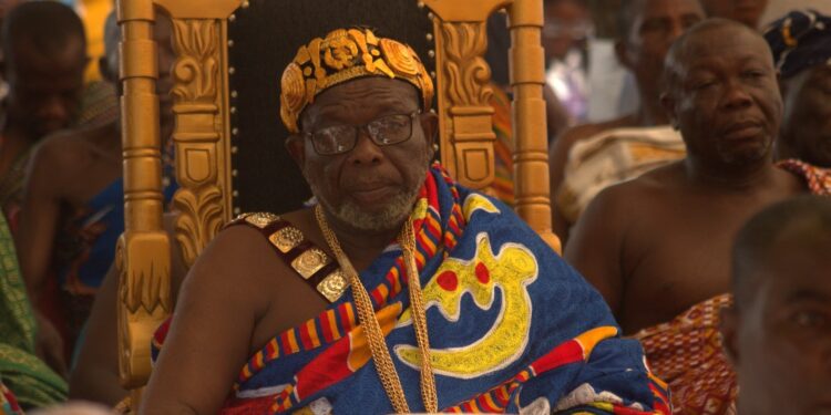 awudome paramount chief appeals to government to fix dilapidated roads