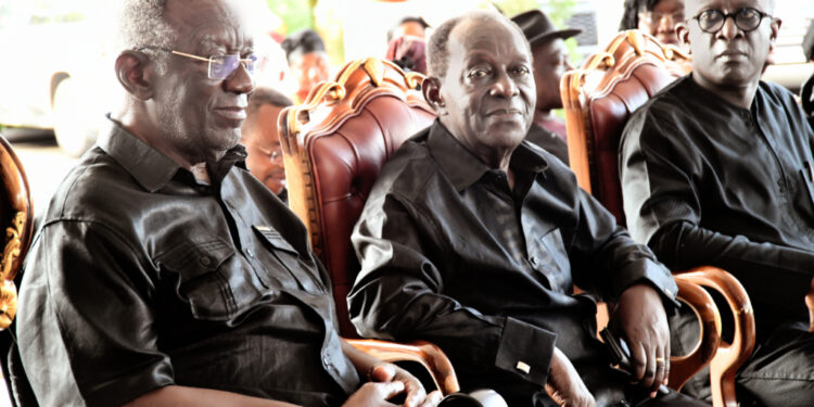 bog governor deputies commiserate with former president kufuor family