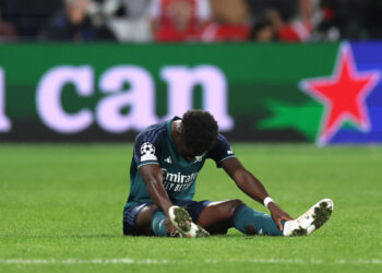 Bukayo Saka’s injury a worry for Arsenal – Mikel Arteta