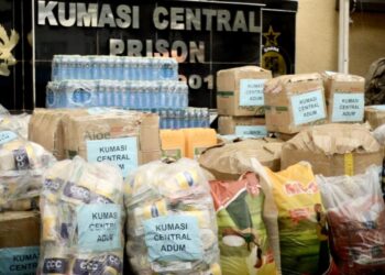 Calvary Charismatic Center (CCC) donates to 3 prisons in Kumasi