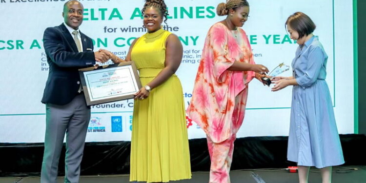 delta air lines wins csr excellence award in ghana