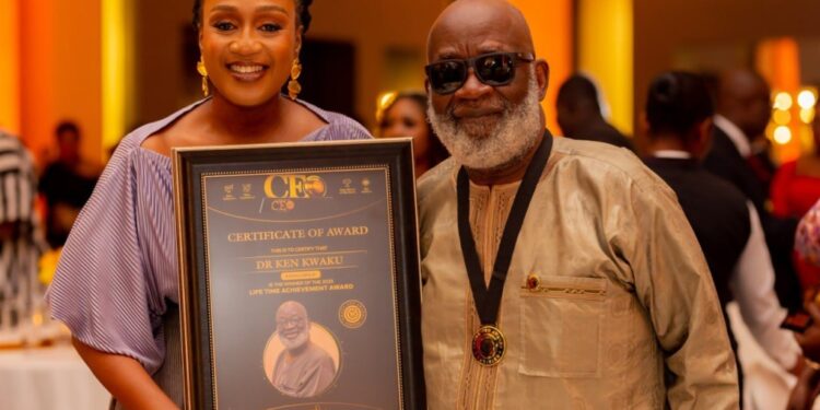 Dr. Ken Kwaku receives Lifetime Achievement Award at Ghana CEO Awards 1 dr ken kwaku receives lifetime achievement award at ghana ceo awards