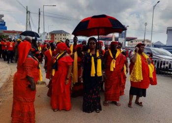 Final funeral rites for Ga Manye, Naa Dede Omaedru III, held in Accra