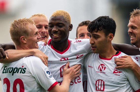 ghana defender maxwell woledzi seals promotion to norwegian topflight with fredrikstad