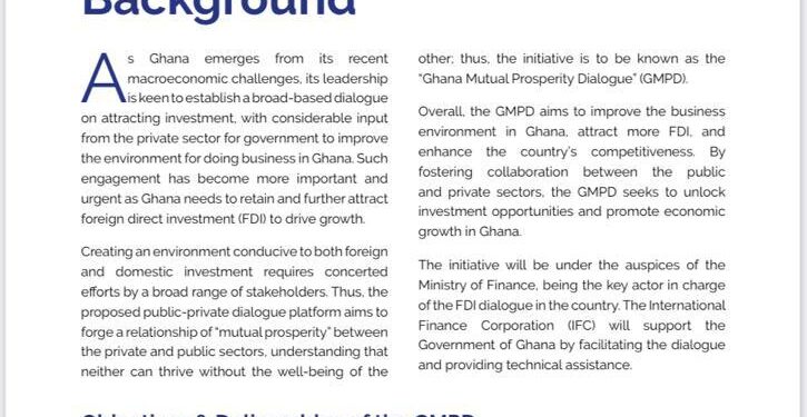 ghana growth agenda mutual prosperity dialogue begins from november 2 2023