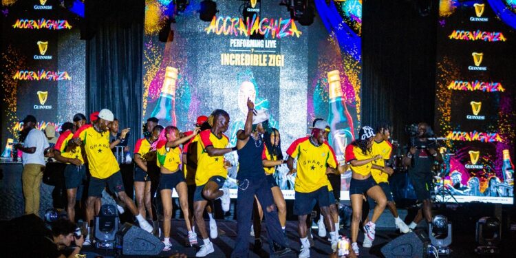 incredible zigi and afro zig dance crew ignite crowd at guinness accravaganza 2023
