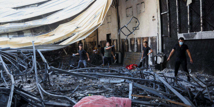 iraq wedding fire caused by gross negligence government investigation says