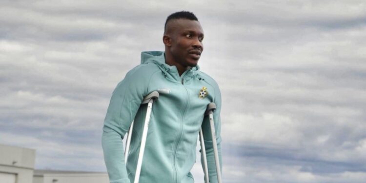 joseph aidoo ruled out for seven months after sustaining ankle injury on black stars duty