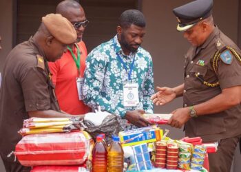 Kasoa Awutu Camp Prison Receives Support From Ambassador Dr. Evans Oppong Ministries