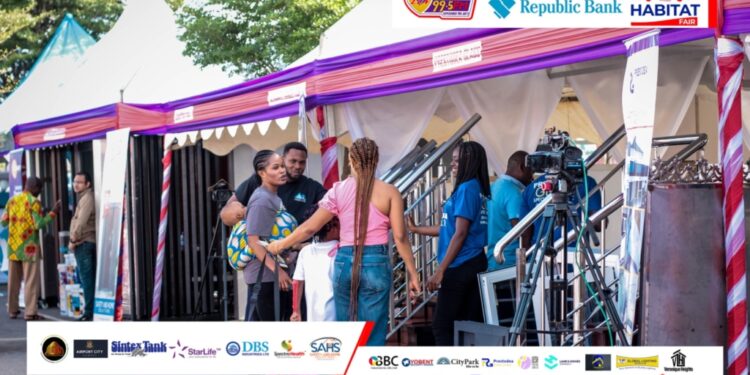 luv fm republic bank habitat fair excites exhibitors and patrons