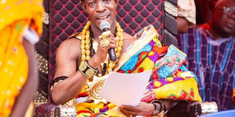 mahama enstooled development chief in ketu north