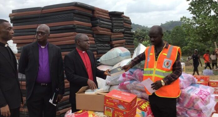 NADMO distributes relief items to Bono East following Dam spillage 1 nadmo distributes relief items to bono east following dam spillage