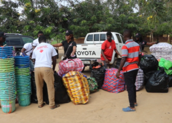 NGO donates hygiene items to flood victims in Lower Volta Basin
