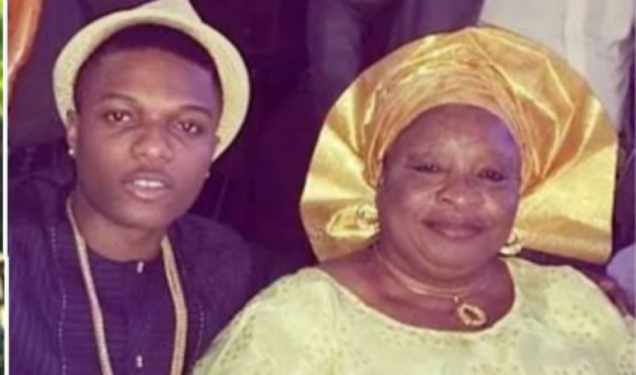 nigerian stars grace wizkids mums burial party