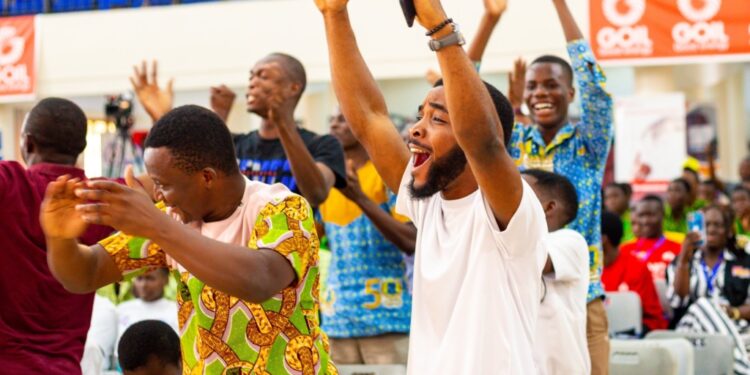 nsmq23 day 1 of prelims showcases academic excellence and fierce competition