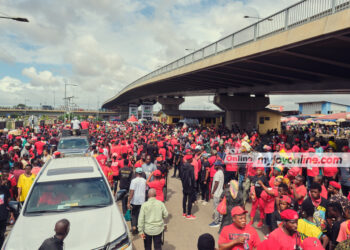 #OccupyBoG demo in pictures: They came, they marched and charged