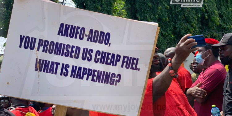 occupybog protest addisons comments will not sway us arise ghana