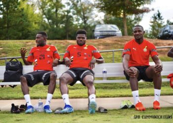 Photos: Black Stars hold first training session in Charlotte ahead of Mexico friendly