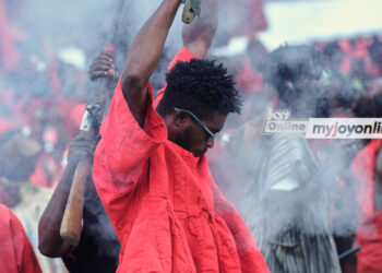 Photos: Burial for late Ga Manye in Accra