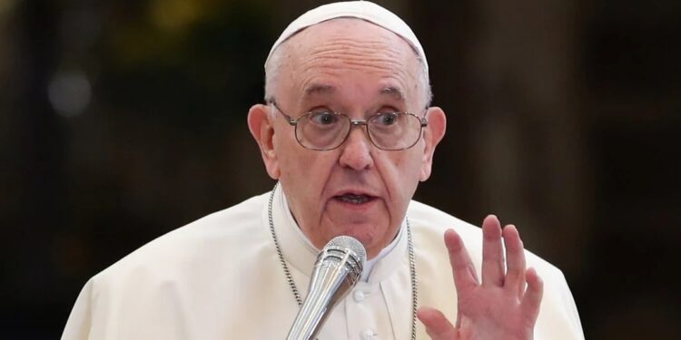 pope francis suggests catholic church could bless same sex couples