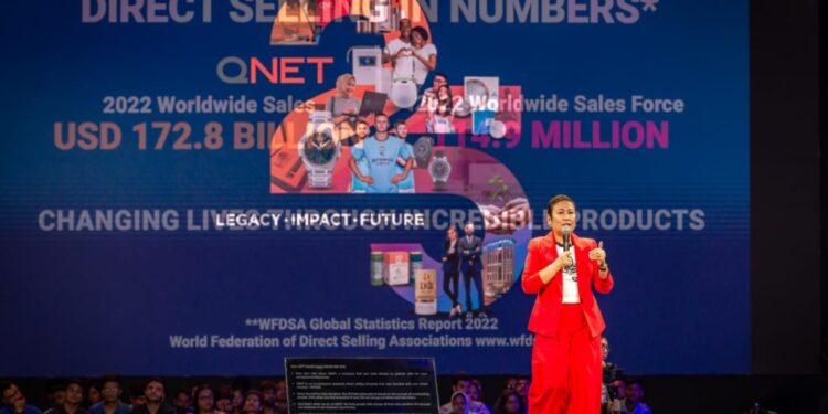 qnet celebrates 25 years with global event a green commitment