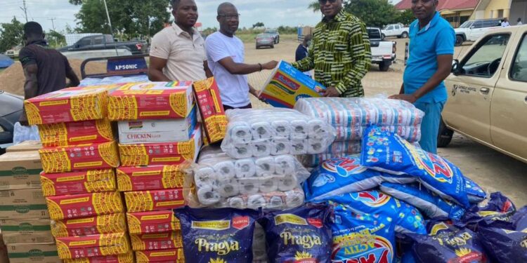 Richard Ahiagbah donates to flood victims of Akosombo Dam spillage 1 richard ahiagbah donates to flood victims of akosombo dam spillage