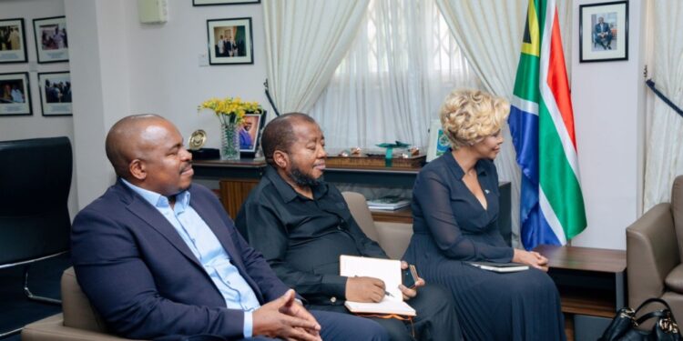 south africas human settlement minister calls on asenso boakye