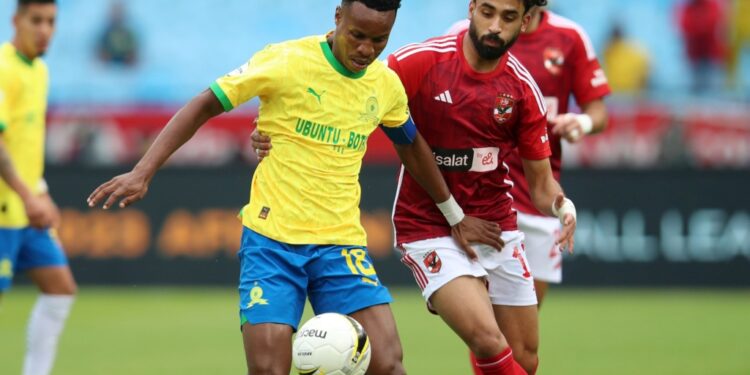 sundowns edge ahly in tense afl semi final first leg