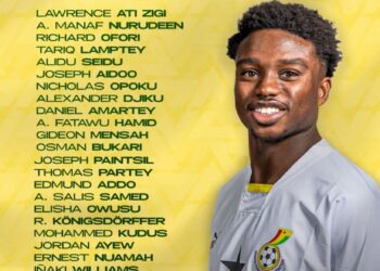 Tariq Lamptey returns as Chris Hughton names Black Stars squad for Mexico, USA friendlies