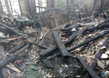 Two officers injured in Kumasi Railway Police Station fire