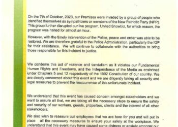 UTV condemns invasion of its studio by ‘intruders’; demands justice