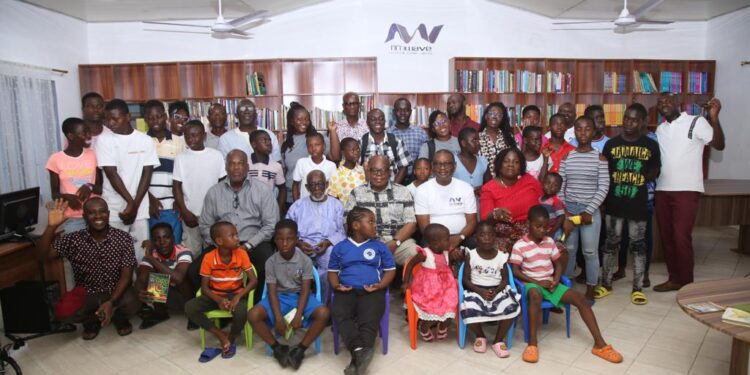 afriwave telecom revamped teshie orphanage library to a modern standard
