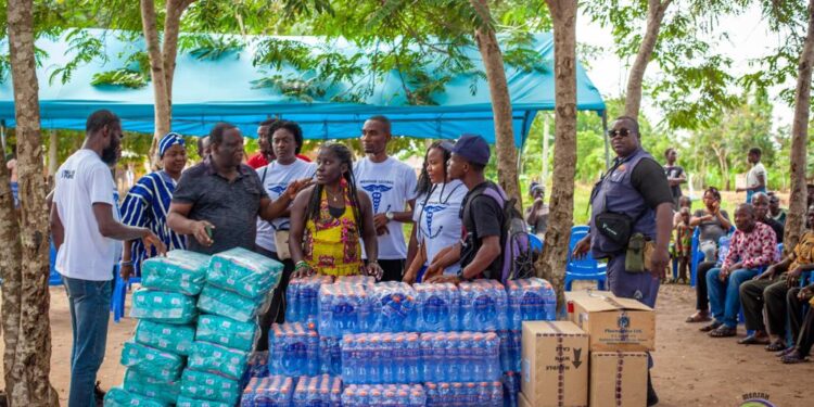 akosombo dam spillage foundation commits to drilling boreholes after donating to battor victims