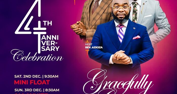 azigiza and citizen fellowship church celebrate 4 years of gods goodness