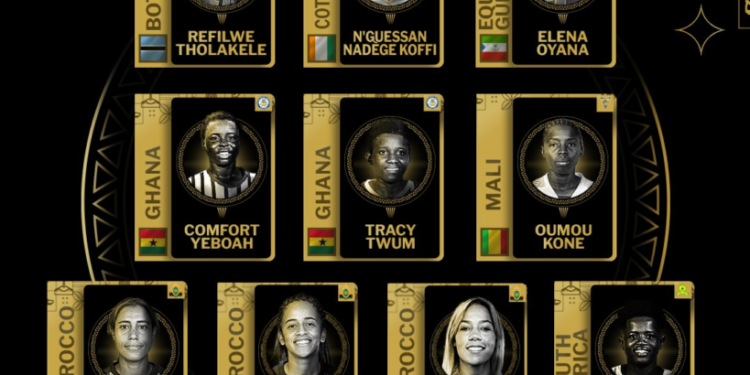 caf awards 2023 ampem darkoas tracey twum comfort yeboah shortlisted for interclub player of the year