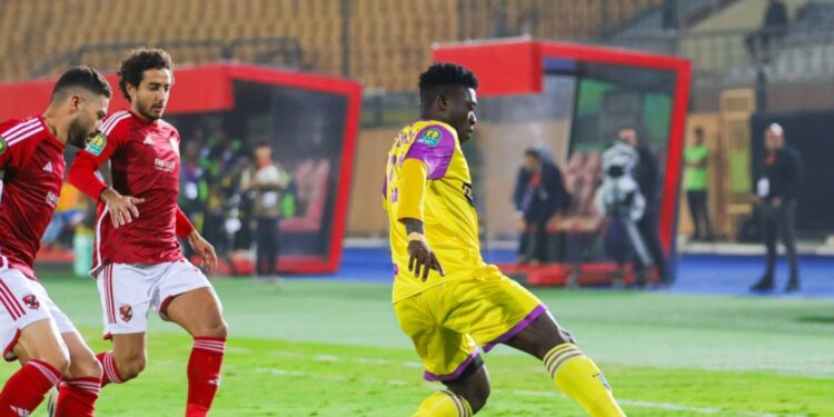 caf champions league medeama suffer 3 0 defeat in group opener against al ahly