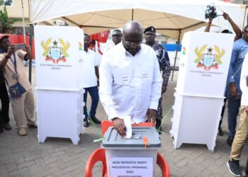 #ElectionHQ: Bawumia votes in NPP presidential primaries; confident of victory
