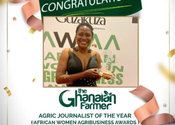 Enyonam Manye wins ‘Agri Journalist Of The Year’ award
