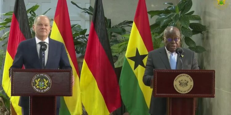 germany reinforces bilateral relations as chancellor scholz visits ghana