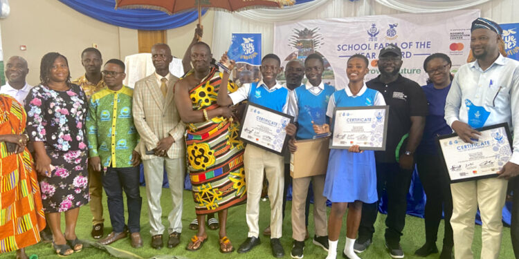 ghana shts adoe basic school win school farm of the year 2023 awards competition