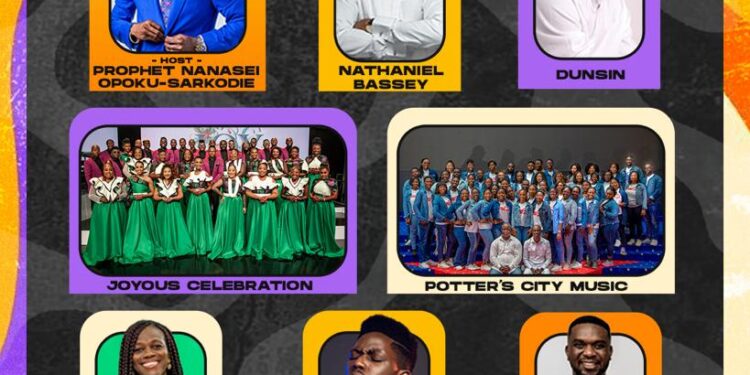 joe mettle nathaniel bassey dunsin oyekan others unite for potters praise 2023