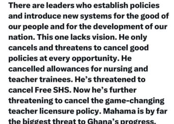 ‘Mahama is by far the biggest threat to Ghana’s progress’ – Ntim Fordjour