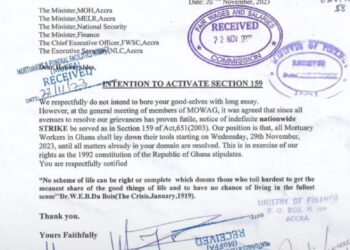 Mortuary Workers Association of Ghana to go on nationwide strike