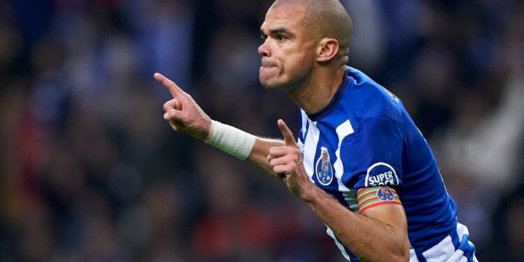 pepe becomes oldest scorer in champions league history as porto beat royal antwerp